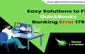 Learn the Technical Operations to Troubleshoot QuickBooks Banking Error 179