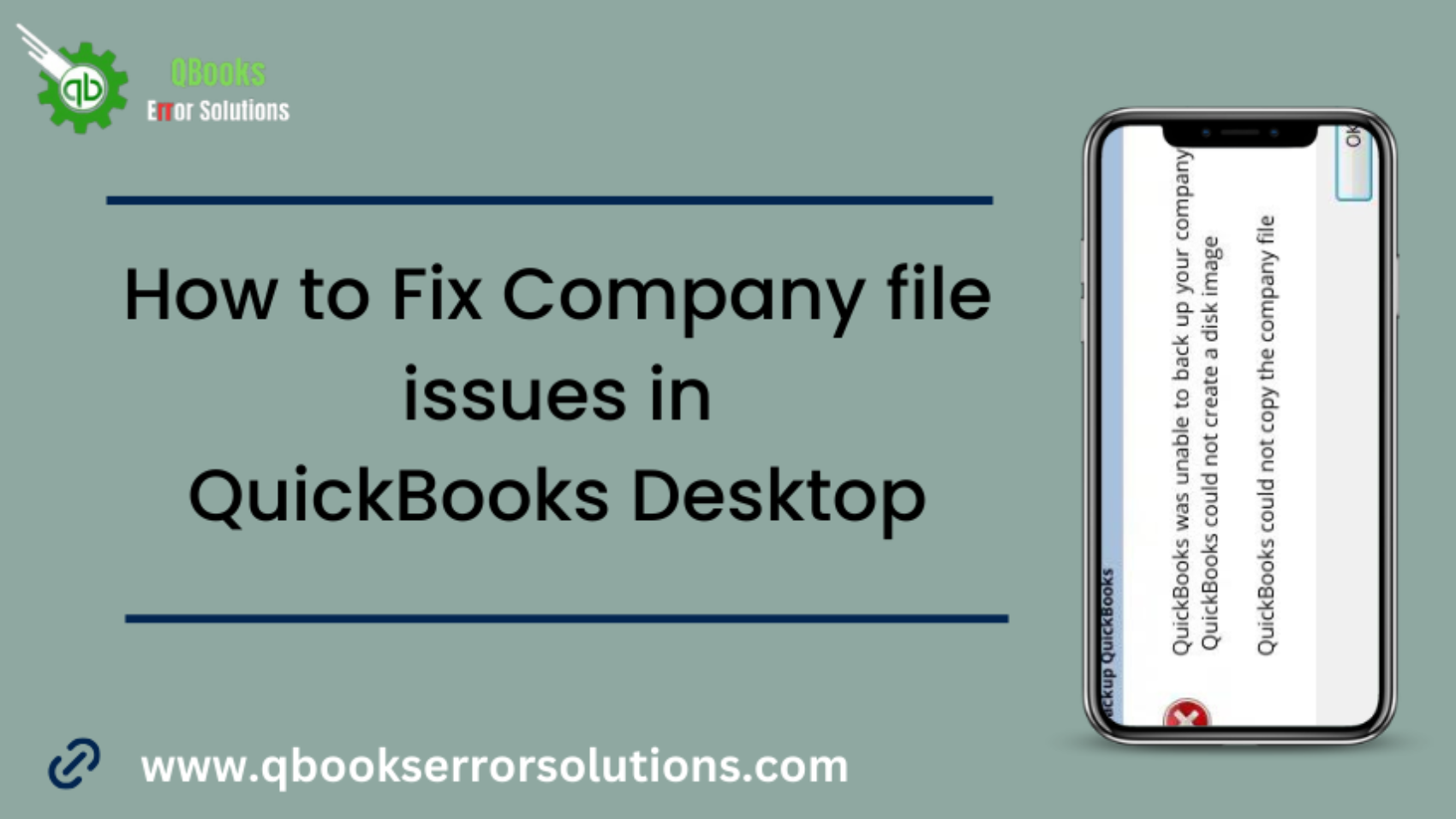 How to Fix Company Files Issues in QuickBooks Desktop