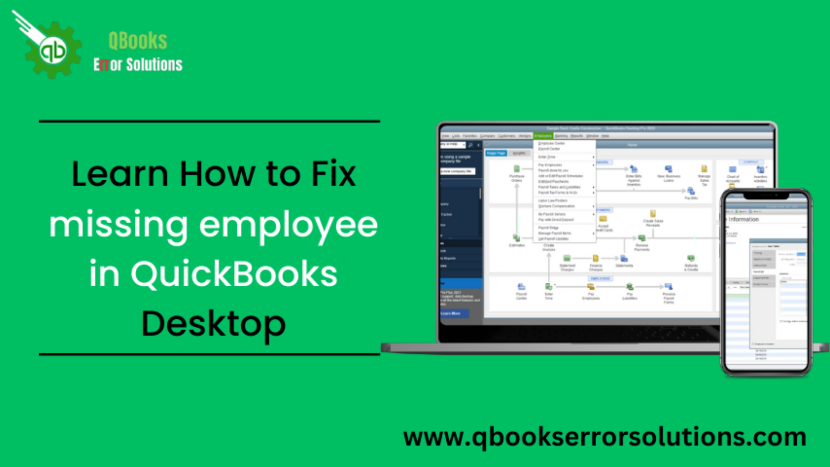 Learn how to fix missing employee in QuickBooks Desktop