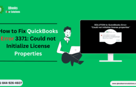 Resolution of QuickBooks Error 3371: Could not Initialize License Properties