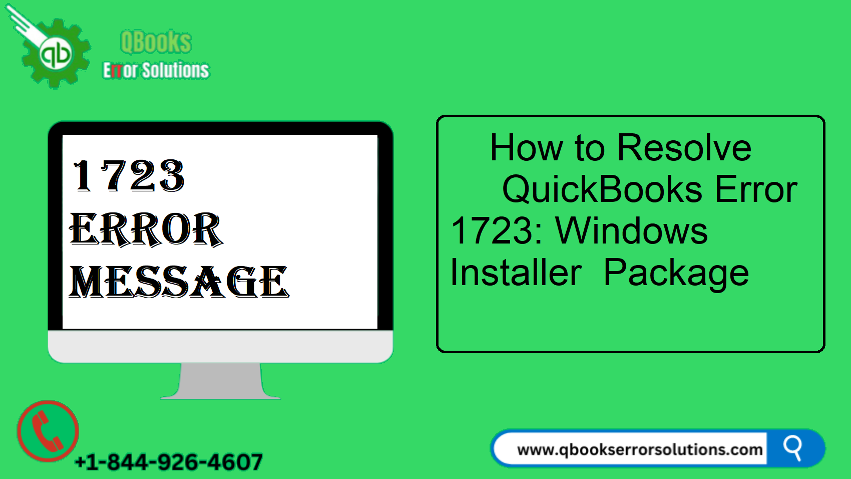 How to Resolve QuickBooks Error 1723 Windows Installer Package