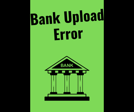 QuickBooks Bank Upload error