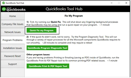 quick-fix-my-program-from-tools-hub