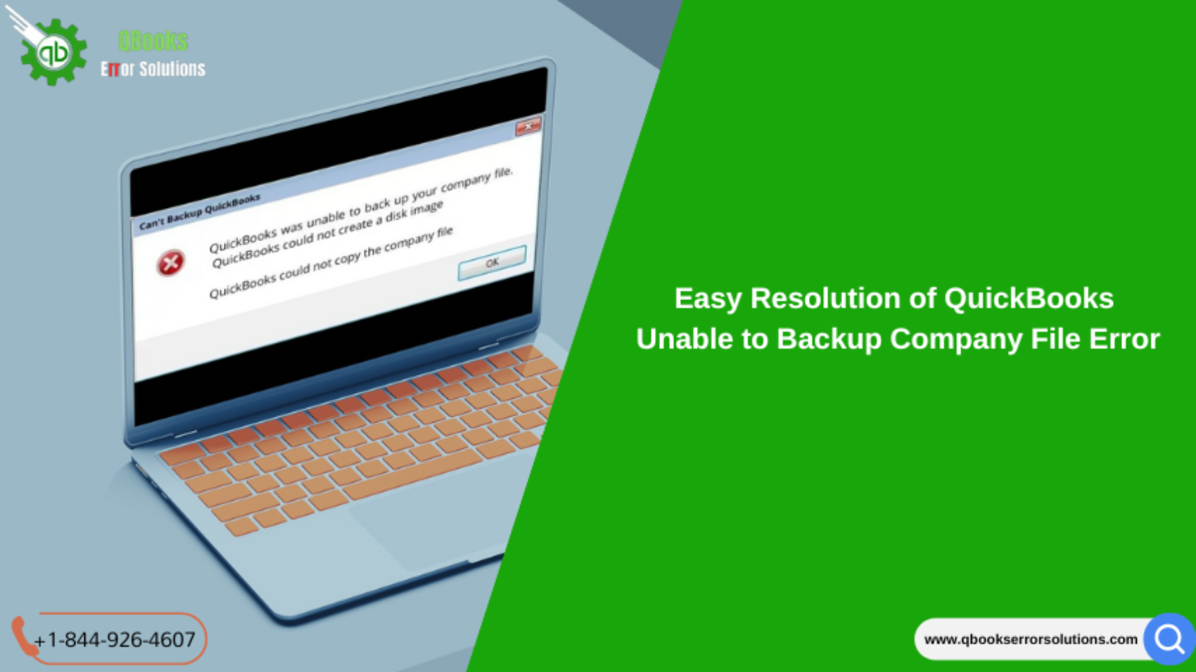 Easy Resolution of QuickBooks Unable to Backup Company File Error