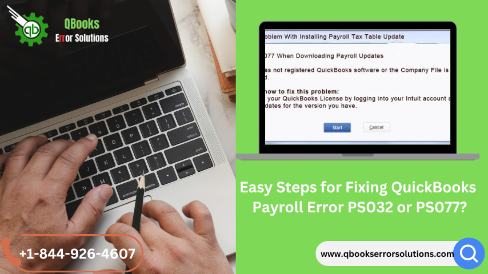 How to Rectify QuickBooks Payroll Error PS032 or PS077
