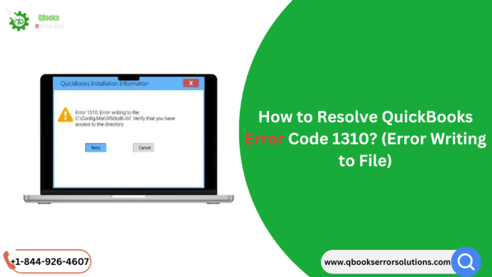 How to Fix QuickBooks Error 1310 (Error Writing to File)