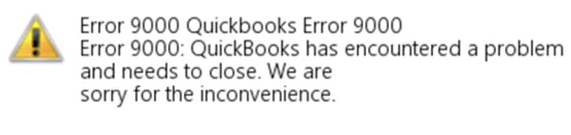 QuickBooks Payroll Error 9000